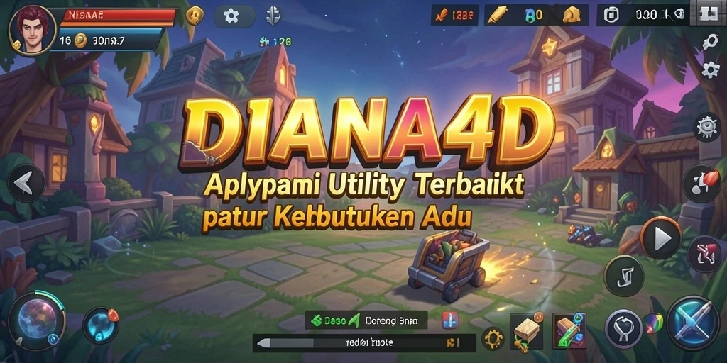 Tampilan antarmuka pengguna aplikasi DIANA4D yang memudahkan navigasi.