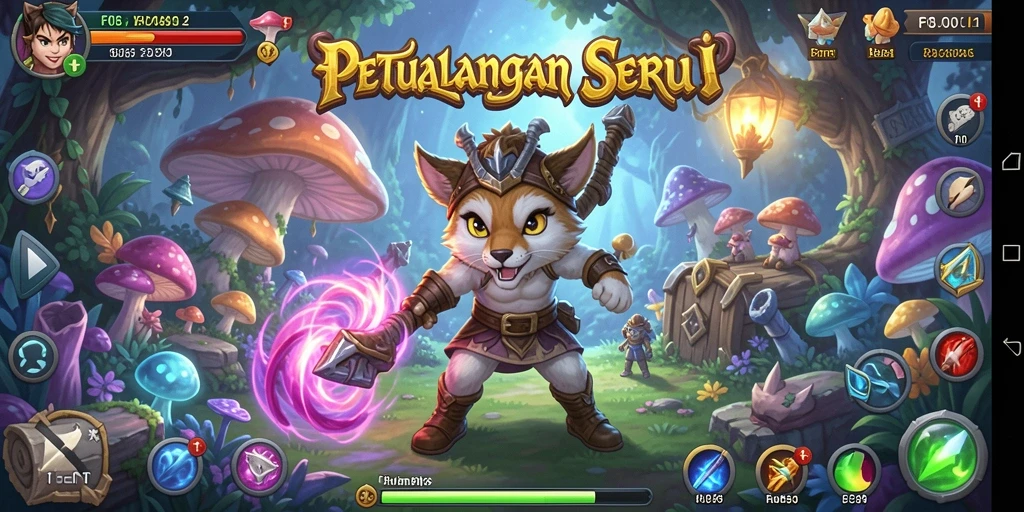 Tangkapan layar gameplay F08 menampilkan aksi seru di dunia petualangan.