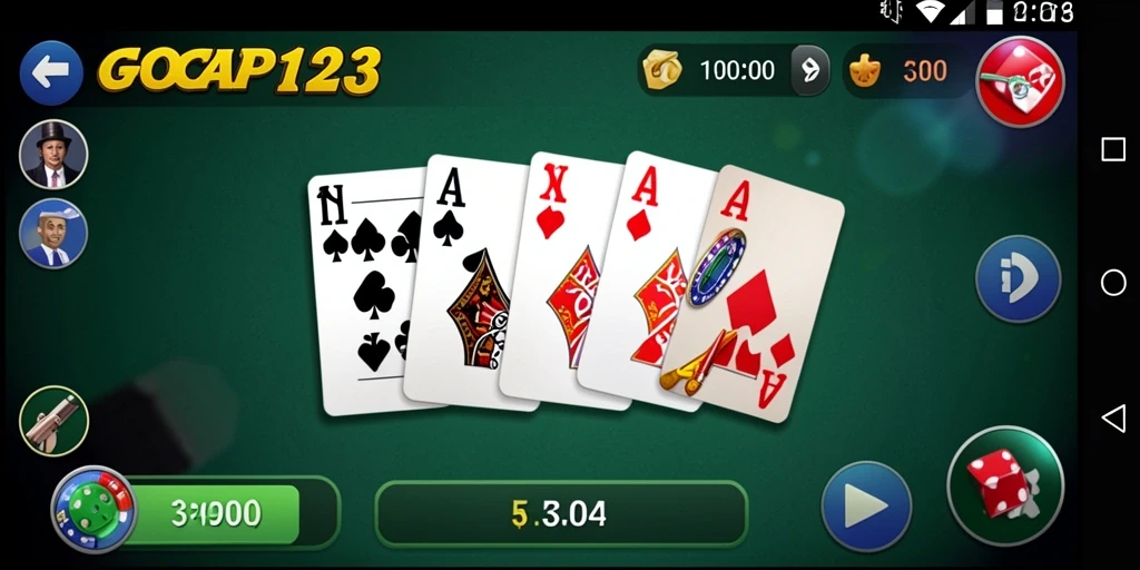 Tampilan gameplay GOCAP123 yang seru dan menantang.