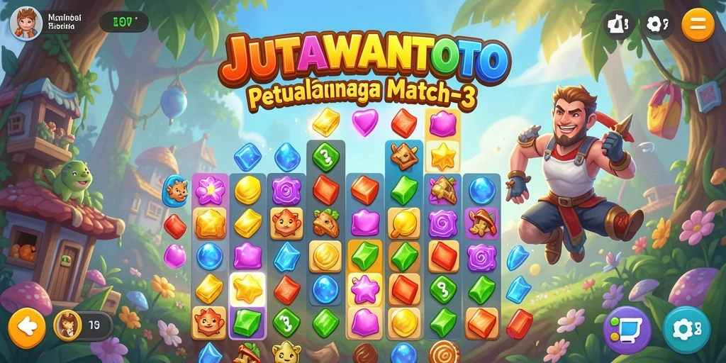 Tampilan menarik dari gameplay JUTAWANTOTO yang mengasyikkan.