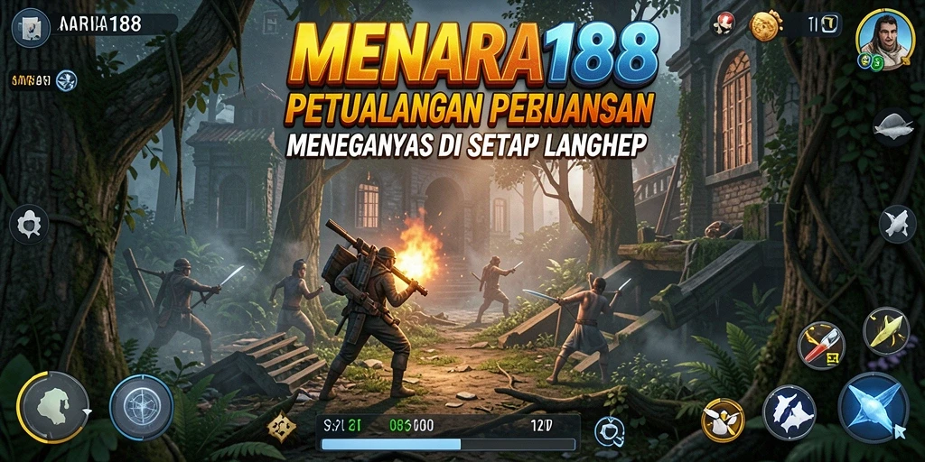 Tampilan gameplay MENARA188 yang menakjubkan dan penuh aksi.