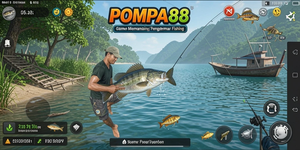 Gameplay POMPA88 yang seru dengan pengalaman memancing yang mendalam.