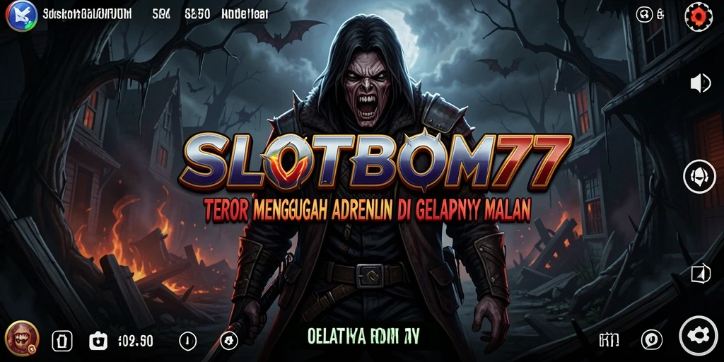 Tampilan gameplay menyeramkan di SLOTBOM77.