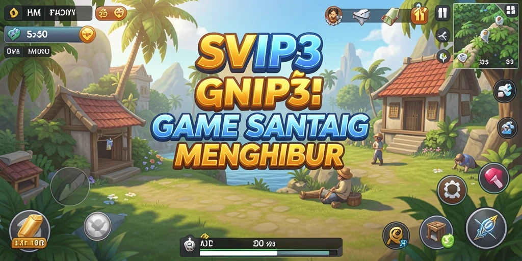 Tampilan gameplay SVIP3 yang menarik dan penuh warna.